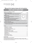 Manual de instrucciones de la lavadora