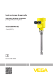 Instrucciones de servicio VEGASWING 63