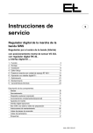 Instrucciones de servicio