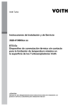 Instrucciones de Instalación y de Servicio