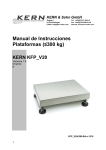 Manual de Instrucciones Plataformas (≤300 kg)