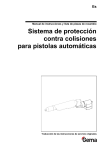 Sistema de protección contra colisiones para pistolas automáticas