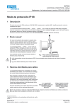 Modo de protección IP 68