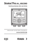 Stratos®Pro A4... MSCOND Instrucciones de servicio