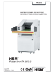 Powerline FA 500.3 - HSM GmbH + Co. KG