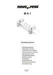 Pressfitting System Betriebsanleitung Instruction manual Instruction