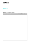 Bienvenido al SIMATIC Box PC 620