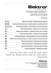 Reversier- automat RA RA 4, RA 4/1, RA 6, RA 6/1 RAZ 8, RAZ 8/1