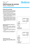 Instrucciones de servicio