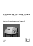 Instrucciones de servicio Español HD 6/16 ST-H HD 13/12 ST