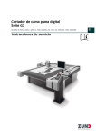 Cortador de cama plana digital Serie G3 Instrucciones de servicio