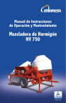 Mezcladora de Hormigón HV 750