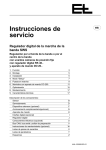 Instrucciones de servicio