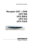 9362602a, Instrucciones de servicio Receptor SAT - DVB