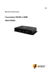 Convertidor HD/SDI a HDMI HDA/1002EC