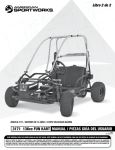 3171 136cc FUN KART MANUAL / PIEZAS GUÍA DEL USUARIO