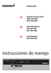 Instrucciones de manejo