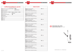 Certificado de identificación y garantía Instrucciones de servicio