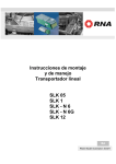 Instrucciones de montaje y de manejo Transportador lineal SLK 05