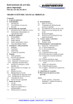 Instrucciones de servicio para engranaje