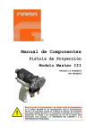 Manual de Componentes Pistola Master III