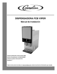DISPENSADORA FCB VIPER Manual de Instalación