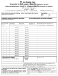 Timesheet for SelfService Respite (Employer of Record) Hojas de