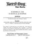 El MODELO: 3205 El MANUAL de DUEÑOS