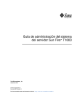 Guía de administración del sistema del servidor Sun Fire T1000