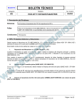 BOLETÍN TÉCNICO - Tecnicosaurios