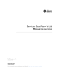 Servidor Sun Fire V125 Manual de servicio