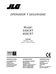 OPERADOR Y SEGURIDAD Model 330CRT 400CRT