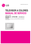 TELEVISOR A COLORES MANUAL DE SERVICIO