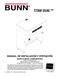 installation, operating, Titan Dual Installation