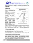 Instrucciones para reemplazo de bombas