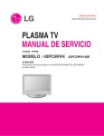 PLASMA TV MANUAL DE SERVICIO