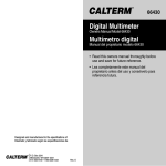 Digital Multimeter Multímetro digital