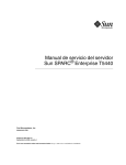 Manual de servicio del servidor Sun SPARC Enterprise T5440