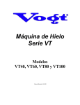 Máquina de Hielo Serie VT