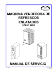 manual de servicio maquina vendedora de refrescos