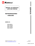 manual de servicio_refrigeradores_koblenz