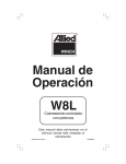 Manual de Operación W8L - Allied Systems Company