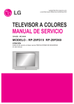 TELEVISOR A COLORES MANUAL DE SERVICIO