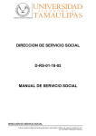 Manual de S.S. - UAT - Dirección de Servicio Social