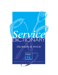 Diccionario del Servicio