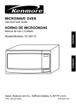 MICROWAVE OVEN HORNO DE MICROONDAS
