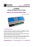 STX80XX Power I/O Board & PLC Cube Manual de Usuario Modo