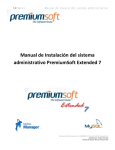 Manual de Instalación del sistema administrativo PremiumSoft