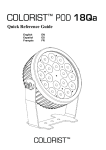 Colorist™ Pod 18Qa Quick Reference Guide Rev. 6 Multi