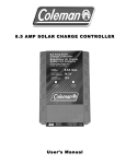 8.5 AMP SOLAR CHARGE CONTROLLER User`s Manual
